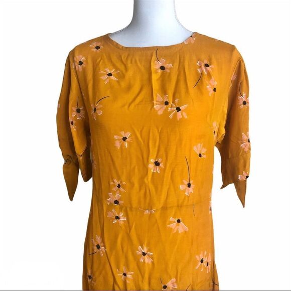 Faithfull the Brand Emilia Midi Floral Dress Size US 8/ Large - Picture 4 of 16